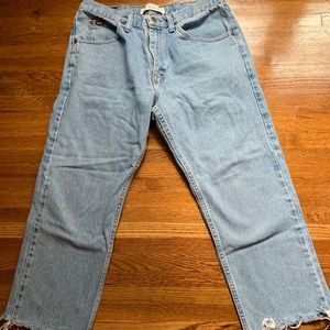 Cropped Lee Mom Jeans